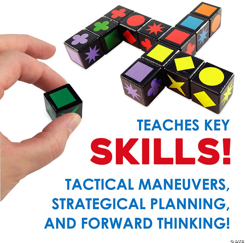 MindWare Qwirkle Cubes (Mix Match Roll & Win) - Free Shipping - Image 2 of 3