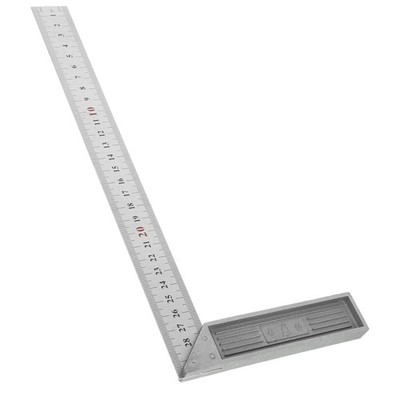 Compact Steel L-Square Ruler for Carpenter Use with Clear Number Markings