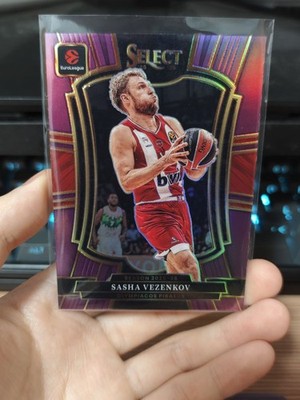 Sasha Vezenkov 2025-26 Panini Select Euroleague Purple /99 Premier Level