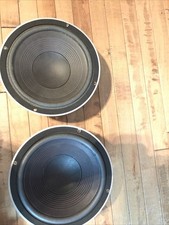 PAIR of JBL 125A 10'' Woofer Speakers Decade L26 L36 Refoamed