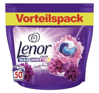 Lenor All-in-1 Pods Color Waschmittel   Blütentraum für 50 WL ~ 0,475 /Pod 