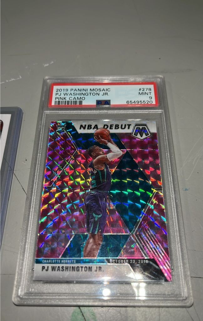 PJ Washington RC 2019-20 Mosaic Red #278 Jr Debut Rookie PSA 10 Gem Mint