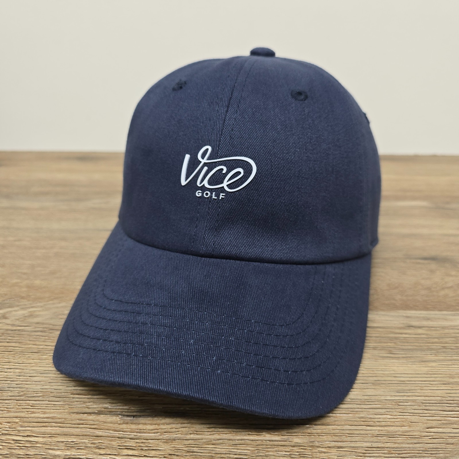 Vice Golf Hat Blue Adjustable Strapback OSFA Unst… - image 1