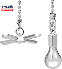 Ceiling Fan Pull Chain Ornaments 13.6 Inches Fan Pulls Extension Chains Set