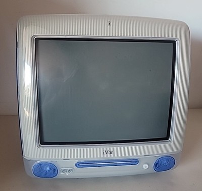 Rare Vintage: Apple iMac G3 Computer - Blue - TESTED & WORKING