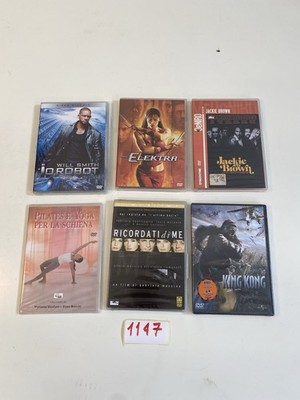 Lotto 6 DVD I, Robot Elektra Jackie Brown King Kong Ricordati di Me Nuovi