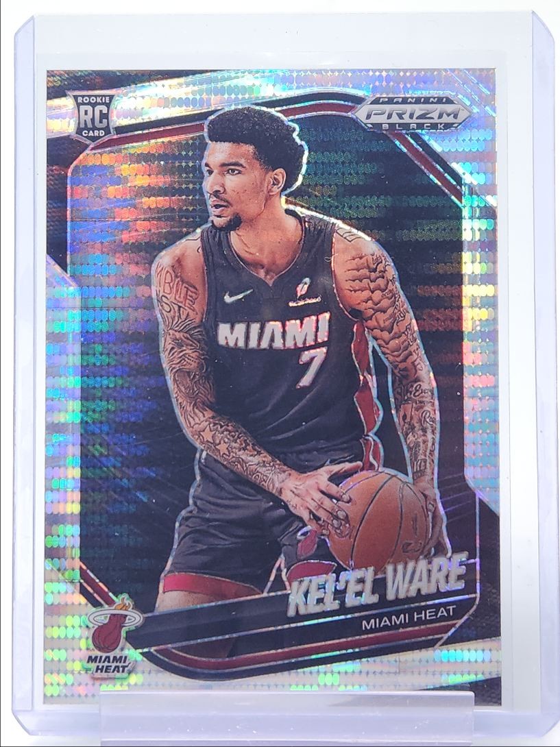 KEL'EL WARE 2024-25 PANINI PRIZM BLACK ROOKIE PULSAR HEAT #156 RC Q2416
