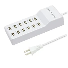 Multi Port USB Charging Station Wall Charger, Multi-Port Fast XHK-12USB