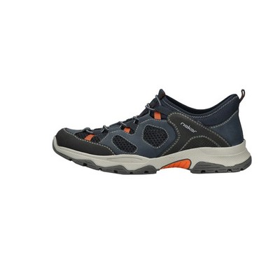 Rieker Herren Halbschuhe blau-kombiniert