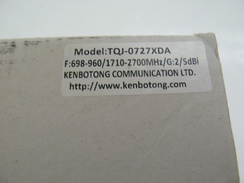NEW KENBOTONG COMMUNICATION TQJ-0727XDA INDOOR OMNI ANTENNA 1710-2700 MHz - 第 2/3 張圖片
