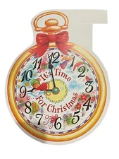 Vintage 1997 Paper Magic Group Christmas Die Cut Decoration Paper 12”