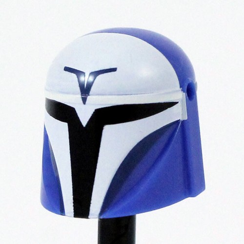 Clone Army Customs MANDALORIAN HELMET for SW Minifigures -Pick Color!- - Afbeelding 13 van 33