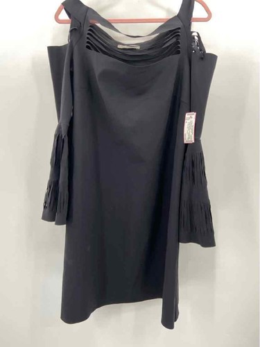La Petite Robe Chiara Boni Black Size 50 Knee Length Long Sleeve Dress