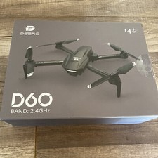 DEERC Drones with Camera for Adults Kids 1080P HD Video, D60 FPV Drone for Begin