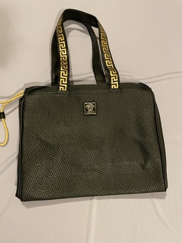 VERSACE BLACK & GOLD BEAUTY FASHION SHOULDER BAG/TOTE, BRAND NEW! - Picture 2 of 9