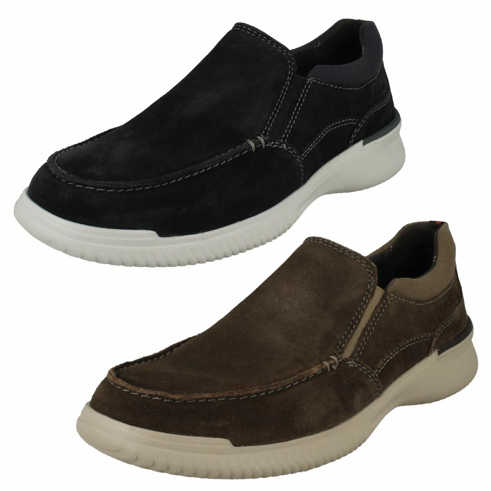 Scarpe slip on uomo Clarks sagomate comode 'Donaway Free'
