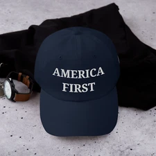 America First Hat 1776 USA Baseball Cap Trump Low Profile Adjustable Hat