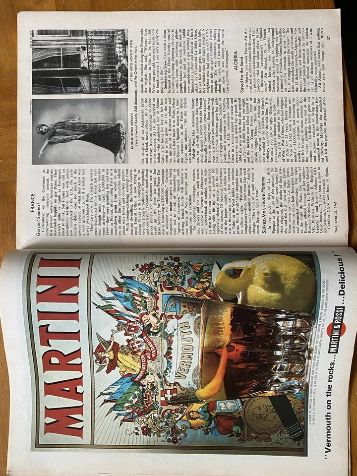 TIME MAGAZINE 1965 Air Force Pilot Risner Military Vietnam Combatants NO LABEL - Image 3 of 4