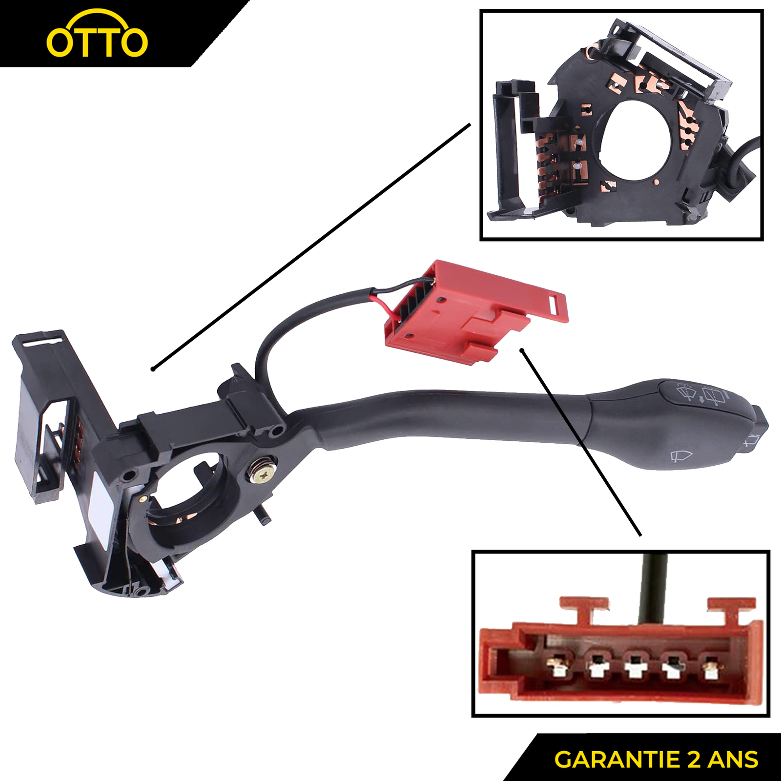 Commande colonne de direction SEAT AROSA mécanisme d'essuyage premium 6N0953519B