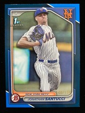 2024 Bowman Draft JONATHAN SANTUCCI 1st Rookie #BD-65 BLUE #140/150 Mets RC SP