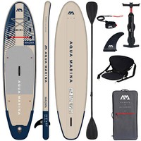 Aqua Marina Magma Sup Board Stand Up Paddle Aufblasbar Kajak Sitz 2In1 Paddel
