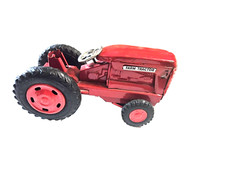 Vintage Tin Friction Farm Tractor Japan