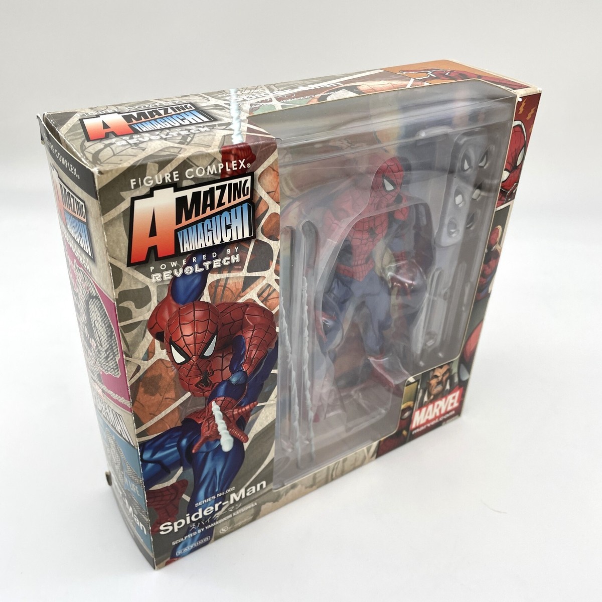 Amazing Yamaguchi No.002 Spider-Man Action Figure KAIYODO | eBay