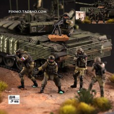 Homemade 1/72 Russian Special Operations Heavy Combat Team 5 Troopers A Model