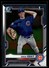 Drew Gray 2021 Bowman Draft Chrome 1st Bowman Card  #BDC-35
