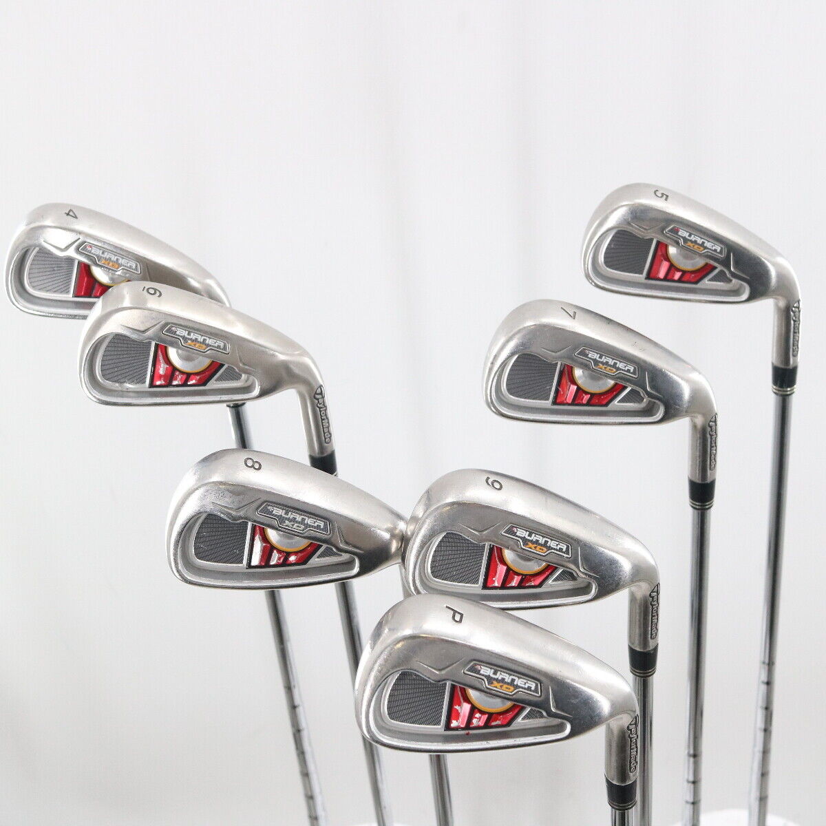 TaylorMade Burner XD Iron Set 4-P Steel Shaft Stiff Flex TaylorMade Burner XD Iron Set 4-P Steel Shaft Stiff Flex