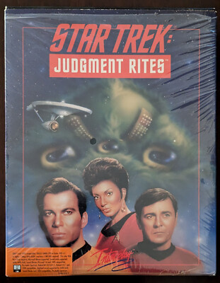 Star Trek: Judgment Rites 11 3.5 Floppy Disks Game Manual Box Reg Card COMPLETE