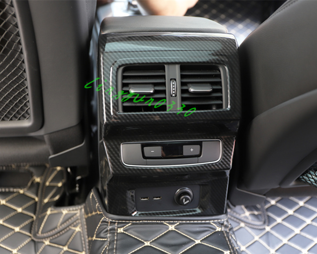 Carbon Fiber Look Car Interior Decoration Of The Trim For Audi Q5 2018