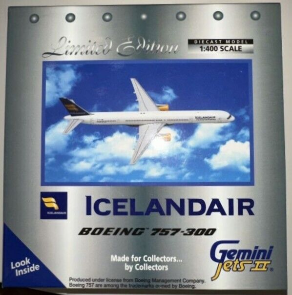 航空機・ヘリコプター Gemini 1/400 757-200 Icelandair Icelandair Boeing 757-200(S) TF-FIR 80th Anniversary Gemini