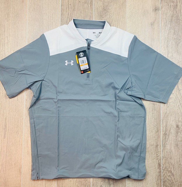 Under Armour Triumph Baseball Batting Cage Jacket Gray Men's Small eBay