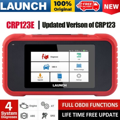 LAUNCH CRP123E CRP123X Profi KFZ Diagnosegerät Auto OBD2 Scanner ABS SRS SAS Oil