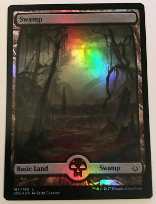mtg magic basic swamp hour devastation FOIL extended ENGLISH FRENCH marshes 187