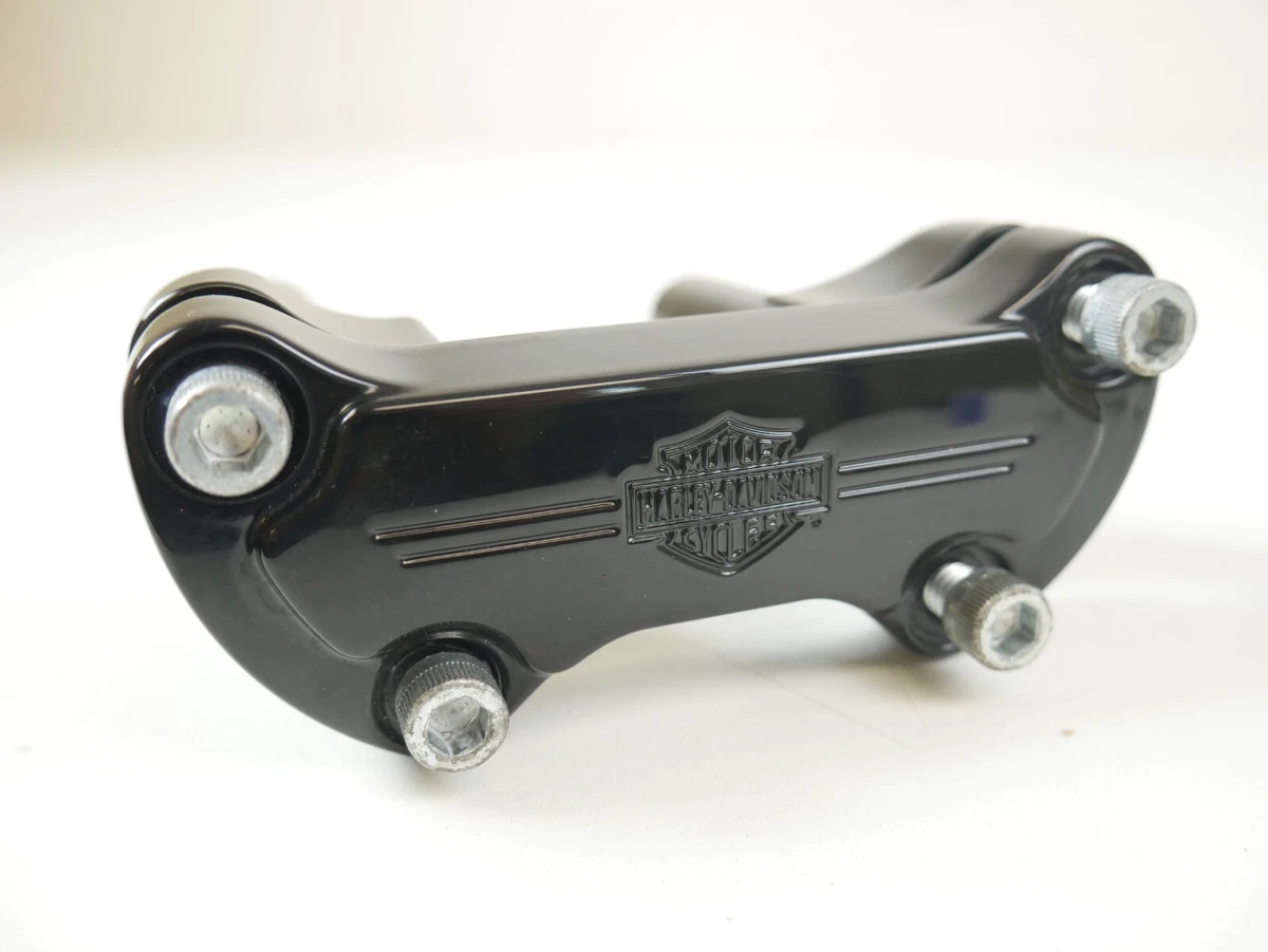 Harley Davidson 97 17 Sportster Dyna Softail Gloss Black Handlebar Riser Clamp