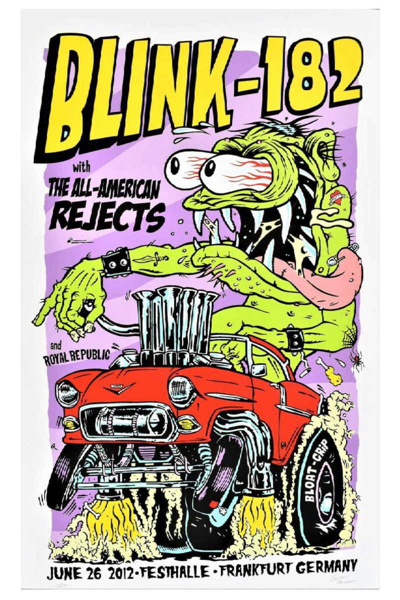 BLINK 182 CONCERT POSTER QUALITY PHOTO PAPER/CANVAS R933 | eBay