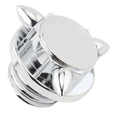 CNC Gas Cap Fuel Oil Tank Cover Chrome For Harley Softail Sportster XL Road King