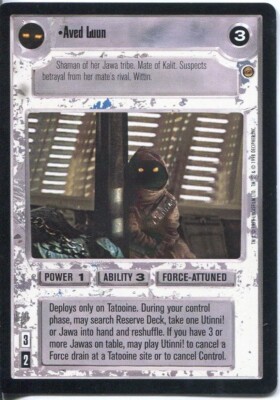Aved Lunn  Star Wars CCG Special Edition NM swccg