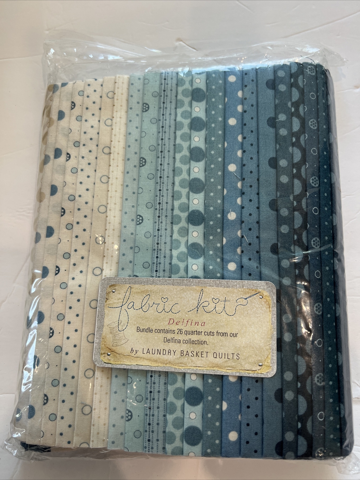 Laundry Basket Quilts Delfina Fabric Kit 26 Quarter Cuts eBay