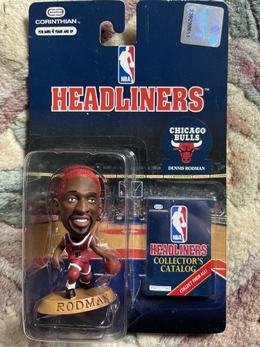 Vintage 1996 Dennis Rodman Chicago Bulls Corinthian Headliners NBA NEW