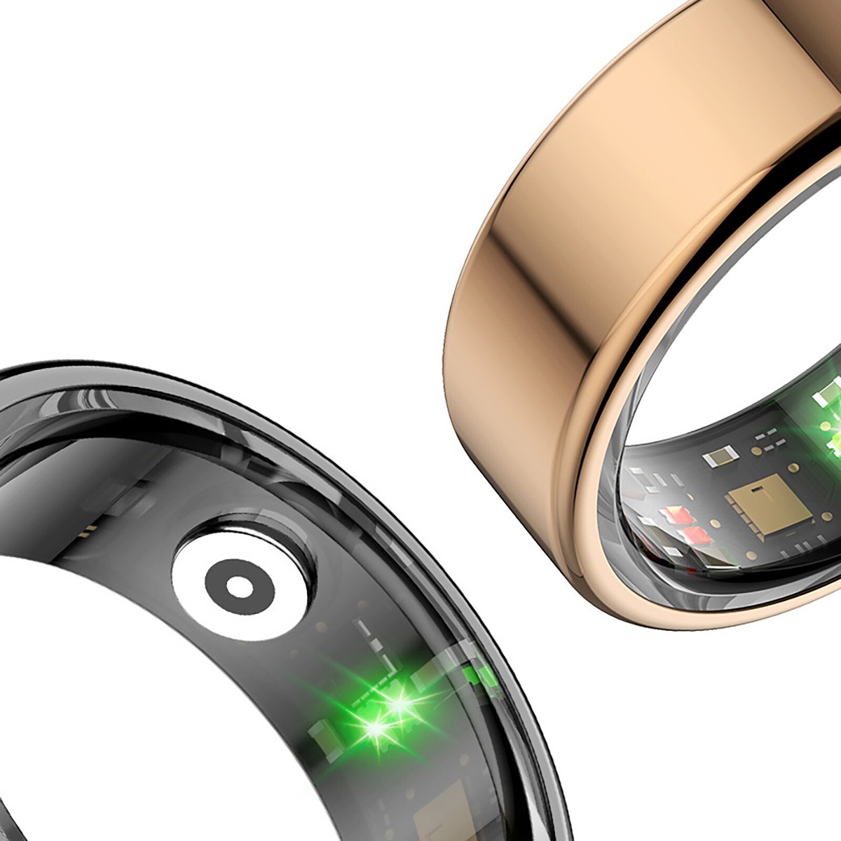 R02 Smart Ring Health Waterproof Finger Rings Monitor Heart Rate