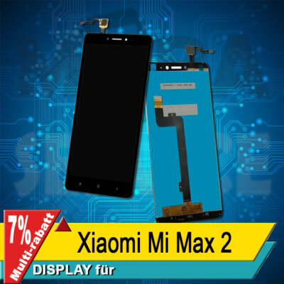 Display Für Xiaomi Mi Max 2 Komplettes Bildschirm Lcd Touch Schwarz