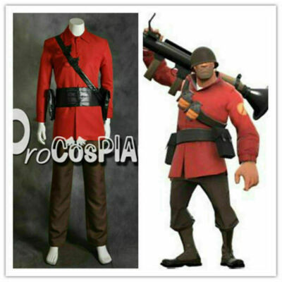 Team Fortress 2 Demoman / Soldier Cosplay Costume Custom &