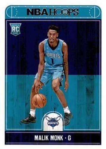 #261 Malik Monk - Charlotte Hornets - 2017-18 Hoops Basketball