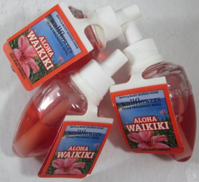 Bath & Body Works Wallflower Refill  Aloha Waikiki  x 3