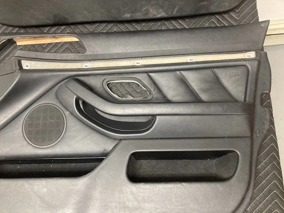 Tarjetas de puerta delantera interior izquierda derecha BMW E39 1997-03 540i 528i OEM #120M Foto 4 de 4