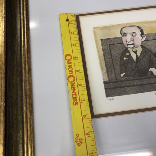 CHARLES BRAGG - "THE WITNESS" PRINTED ART SIGNED - Picture 11 of 11