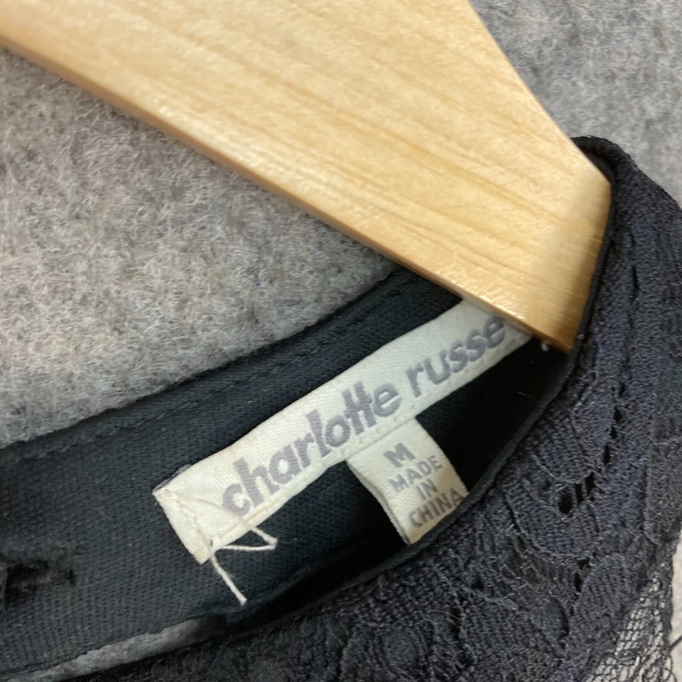 Charlotte Russe Womens Dress Size M Medium Black Sleeveless Pencil 15007 - Image 4 of 4